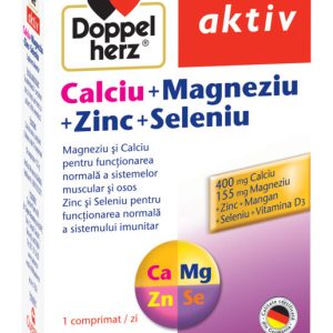 Calciu Magneziu Zinc Seleniu, 30 tablete, Doppelherz