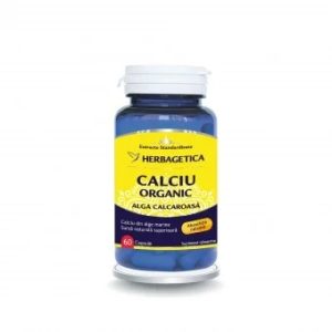 Calciu organic, 60 capsule, Herbagetica