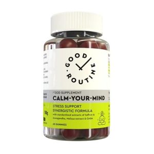 Calm Your Mind Good Routine, 60 jeleuri cu gust de capsuni, Secom