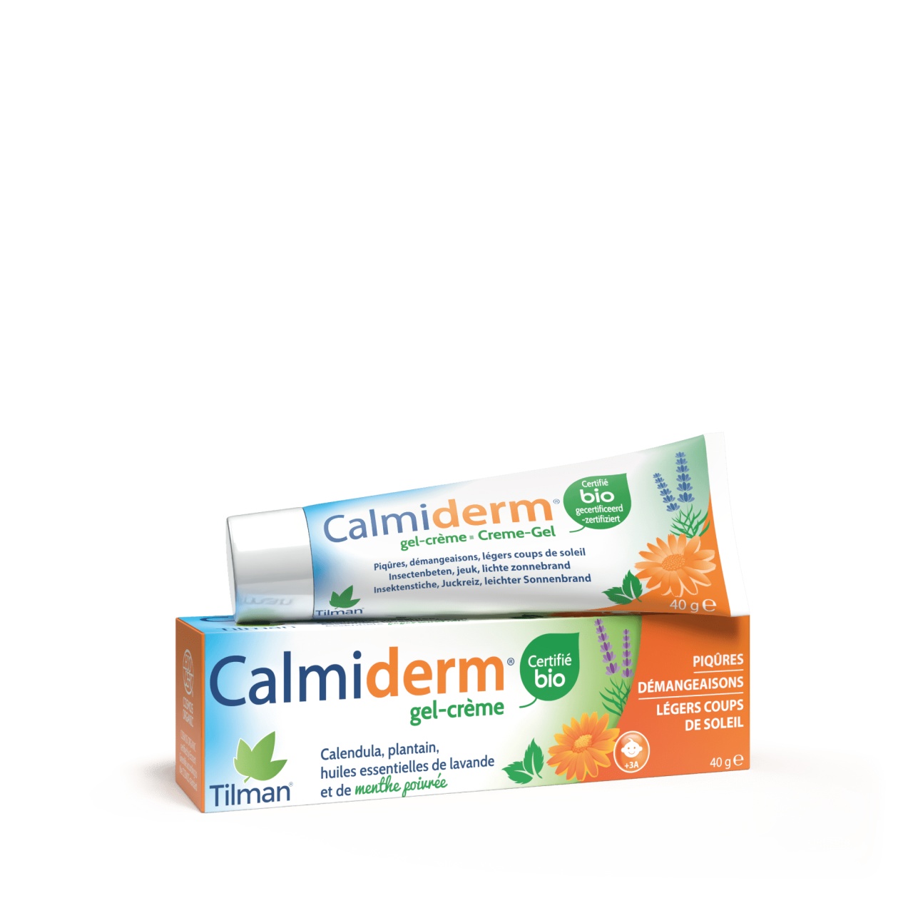 Calmiderm Bio-gel-crema calmanta pentru piele, 40 g, Tilman