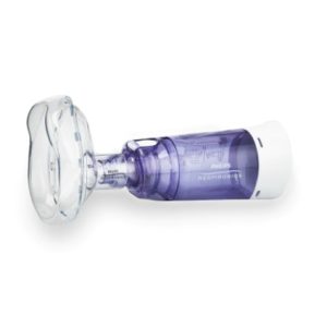 Camera de inhalare PHILIPS Respironics Optichamber Diamond 1079825, 1-5 ani, alb-albastru
