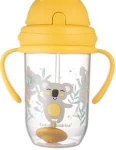 Cana anti-varsare cu pai Exotic yellow, 270ml, 56/606, Canpol