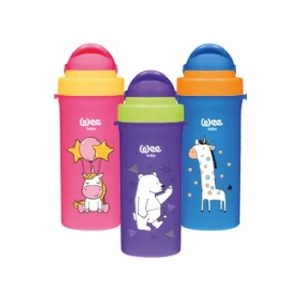Cana colorata cu pai 6l+, 240ml, Wee Baby