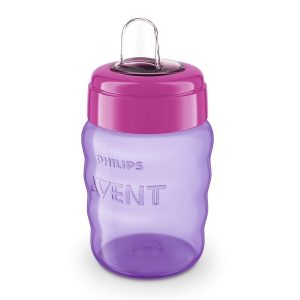 Cana cu tetina de formare Fetite 9luni+ SCF553/03, 260 ml, Philips Avent