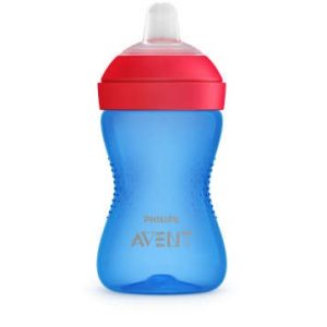Cana tetina moale, rezistenta la muscaturi baiat 9luni+ SCF802/01, 300 ml, Philips Avent
