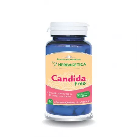 Candida Free, 60 capsule, Herbagetica