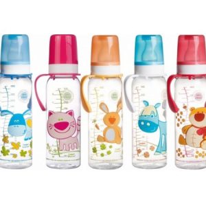 CANPOL Biberon Gat Ingust cu Maner x250ml Animals 11/845