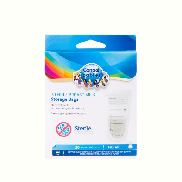 CANPOL Pungi stocare lapte 150ml x 20b 70/001