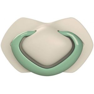 CANPOL Suzeta Simetrica Silicon 18m+Pure Color bej 22/657