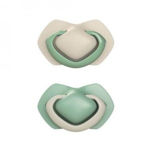 CANPOL Suzeta Simetrica Silicon 6-18m Pure Color bej 22/656