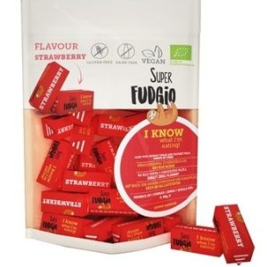 Caramele cu aromă de căpșuni, 150g, Super Fudgio