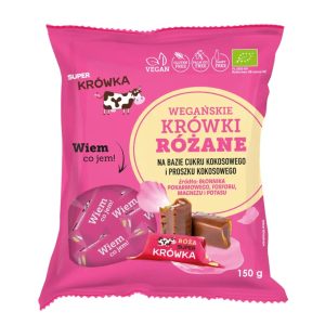 Caramele cu aroma trandafir Eco, 150g, Super Fudgio