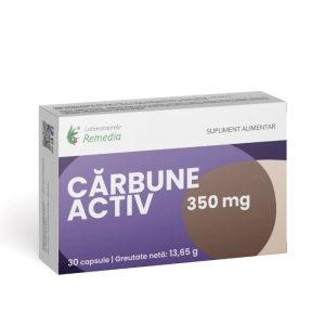 Carbune Activ, 350mg, 30 capsule, Remedia