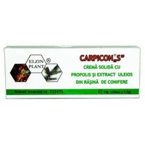 Carpicon S cu propolis si extract de rasina, 1,5g, 10 supozitoare