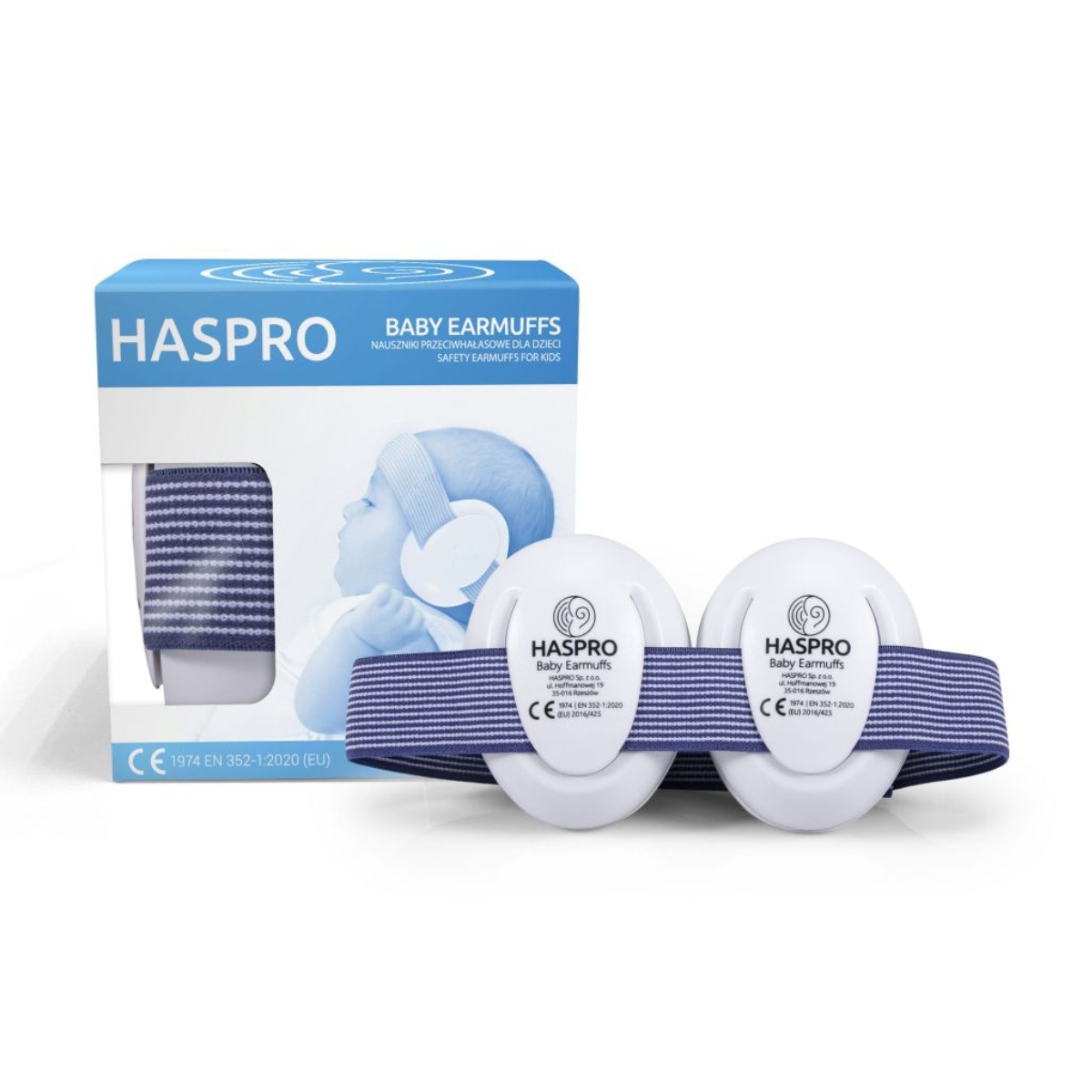 Casti de protectie fonica pentru bebelusi 0-3 ani – Albastru, HASPRO Baby