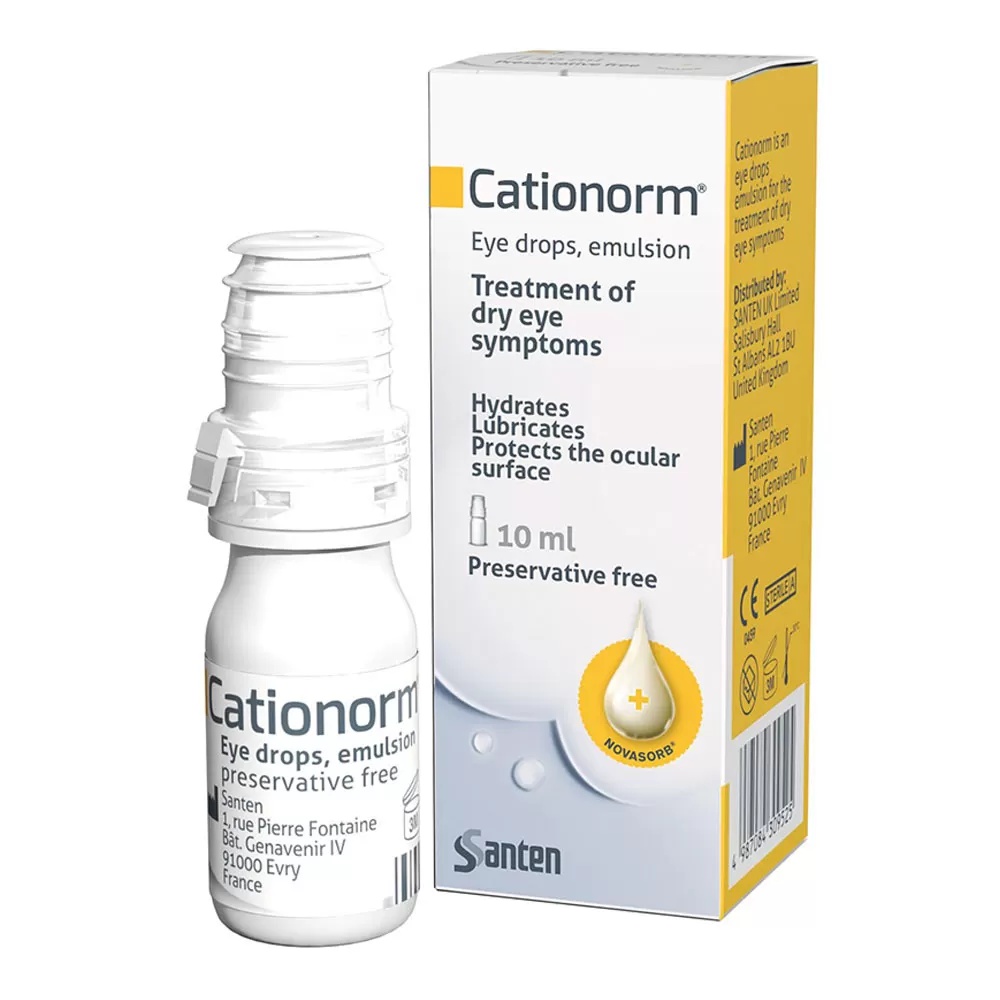 Cationorm Picaturi Oftalmice, 10 ml, Santen