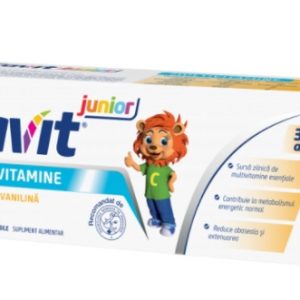 Cavit Junior Multivitamine aroma de vanilie, 20 tablete masticabile, Biofarm