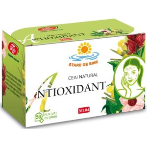 Ceai Antioxidant, M104, 20 plicuri, Fares