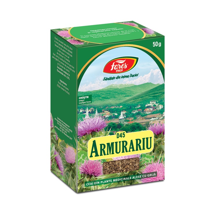 Ceai Armurariu fructe, D45, 50 g, Fares