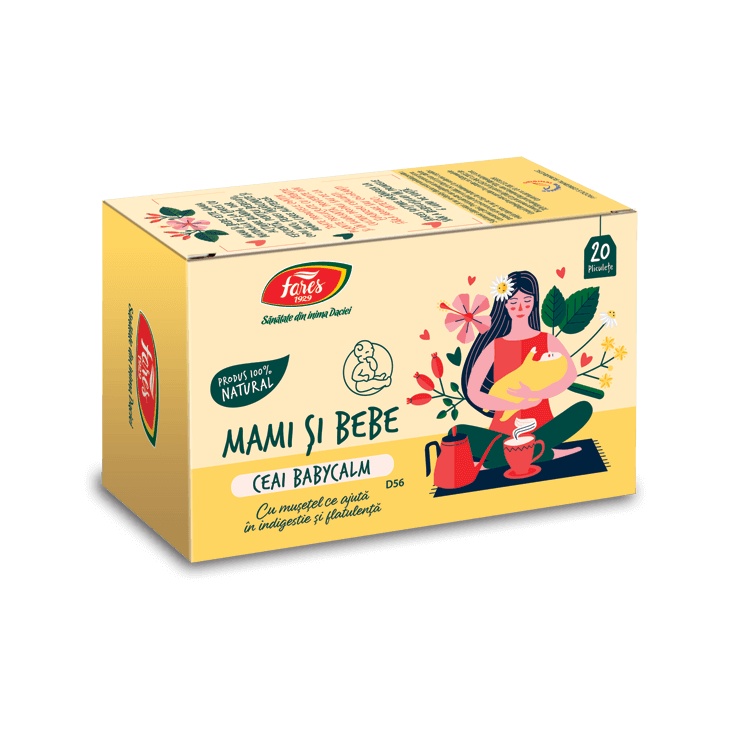 Ceai Babycalm, 20 plicuri, Fares