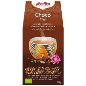 Ceai bio Choco cu cacao, scortisoara si ghimbir, 90g, Yogi Tea