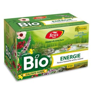 Ceai Bio Energie, 20 plicuri, F151, Fares