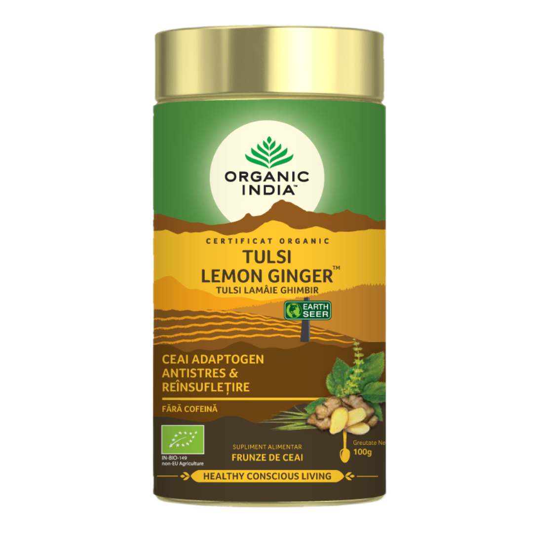 ceai bio lamaie si ghimbir tulsi 100 g organic india.png