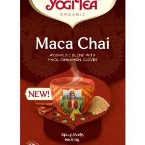 Ceai bio Maca Chai cu maca si scortisoara, 17 plicuri, Yogi Tea