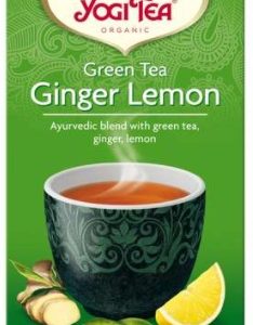 Ceai Bio Verde, Ghimbir si Lamaie x 17plic (YogiTea)