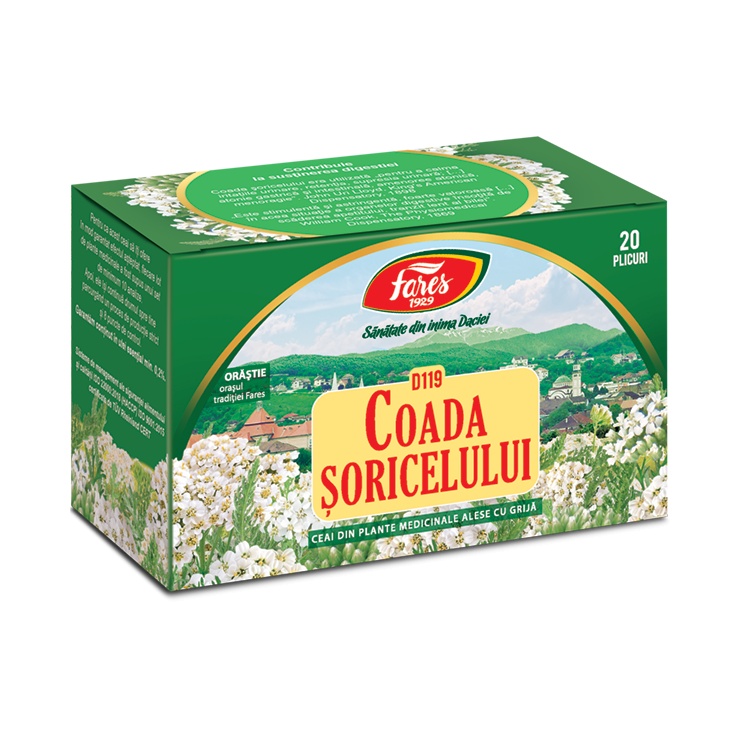 Ceai Coada Soricelului, D119,20 plicuri, Fares