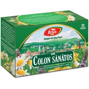 Ceai colon sanatos, 20 plicuri, Fares