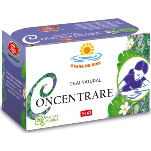 Ceai Concentrare, N163, 20 plicuri, Fares