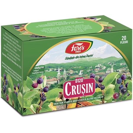 Ceai Crusin D120, 20 plicuri, Fares