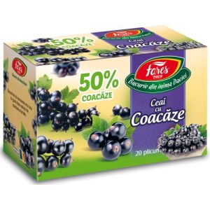 Ceai cu 50% coacaze, 20 plicuri, Fares