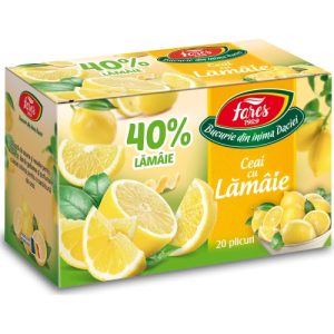 Ceai cu lamaie 40%, 20 plicuri, Fares