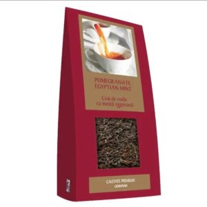 Ceai cu rodie si menta egipteana, 50g, Bis-Nis