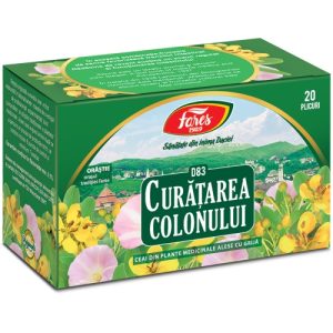 Ceai curatarea colonului, 20 plicuri, Fares