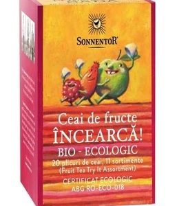 Ceai de fructe Incearca Eco, 20 plicuri, Sonnentor