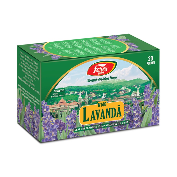 Ceai de Lavanda, 20 plicuri, Fares