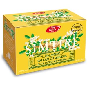 Ceai de salcam cu ginseng Simtire, 20 plicuri, Fares