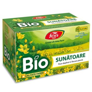 Ceai de sunatoare Bio, 20 plicuri, Fares