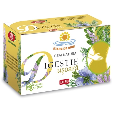 Ceai Digestie Usoara D150, 20 plicuri – Fares