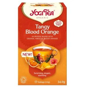 Ceai Eco Tany Blood Orange cu portocale rosii, 17pl, YogiTea