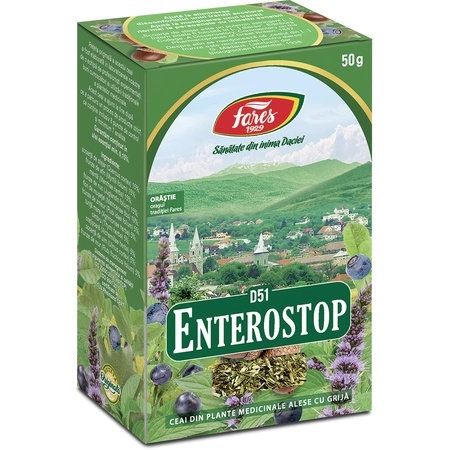 Ceai Enterostop D51, 50 g – Fares