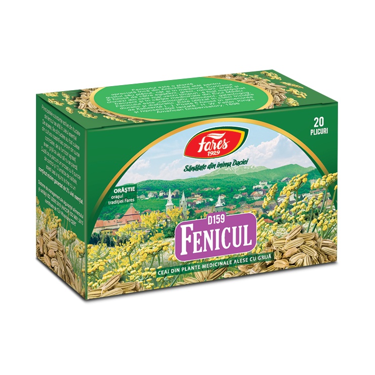 Ceai Fenicul, 20 plicuri, Fares