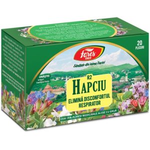 Ceai Hapciu Disconfort Respirator, 20 plicuri, Fares