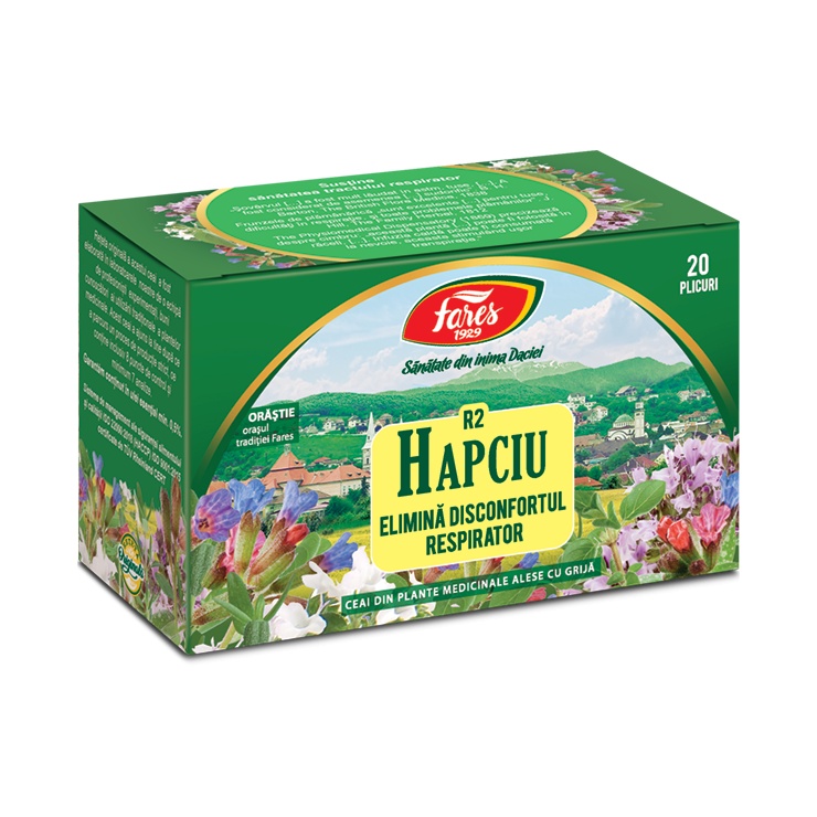 Ceai Hapciu, R2, 20 plicuri, Fares