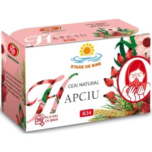 Ceai Hapciu raceala si gripa, 20 plicuri, Fares