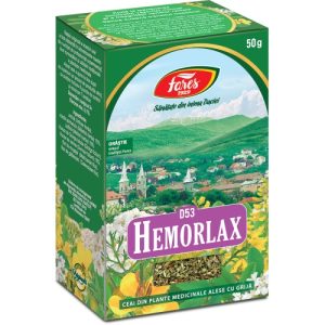 Ceai Hemorlax, D53, 50g, Fares