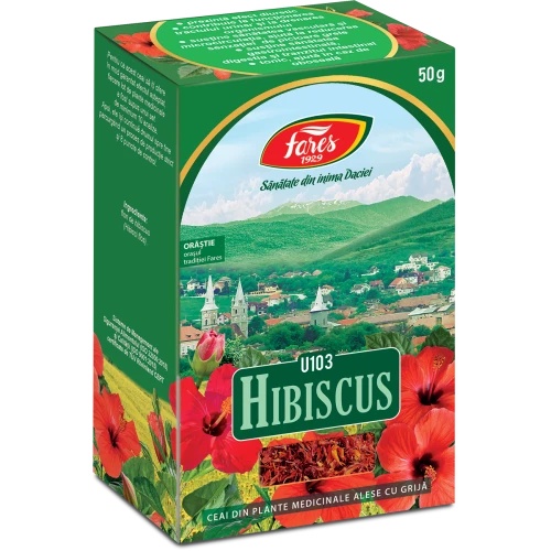 Ceai Hibiscus U103 – 50 g Fares